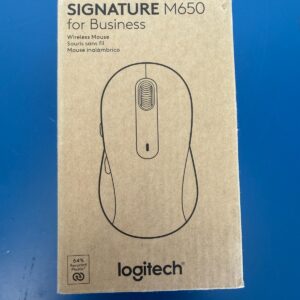 Logitech Signature M650 Business Wireless Mouse Graphite Logi Bolt Medium Hands