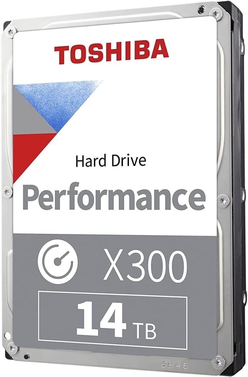 Toshiba X300 14TB Performance & Gaming 3.5-Inch Internal hdwr31e HDETX11ZPA31
