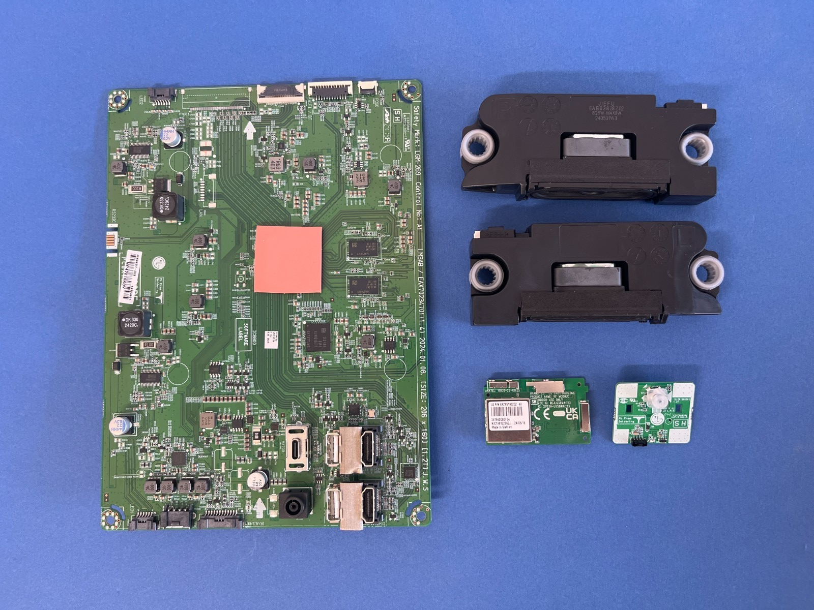 LG 27SR73U-W 4K UHD IPS Smart REPAIR MONITOR MAIN BOARD SPEAKER BUTTON