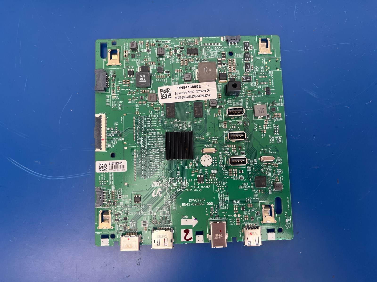 LG 27SR73U-W 4K UHD IPS Smart REPAIR MONITOR MAIN BOARD SPEAKER BUTTON - Image 2