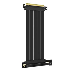 GLOTRENDS 300mm PCIe 4.0 X16 Riser Cable (0- 90 Degree)
