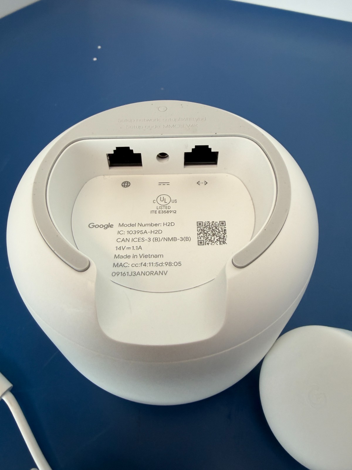 Google Nest H2D GA00595-CA WiFi Router AC2200 2.4GHz/5GHz - Image 6