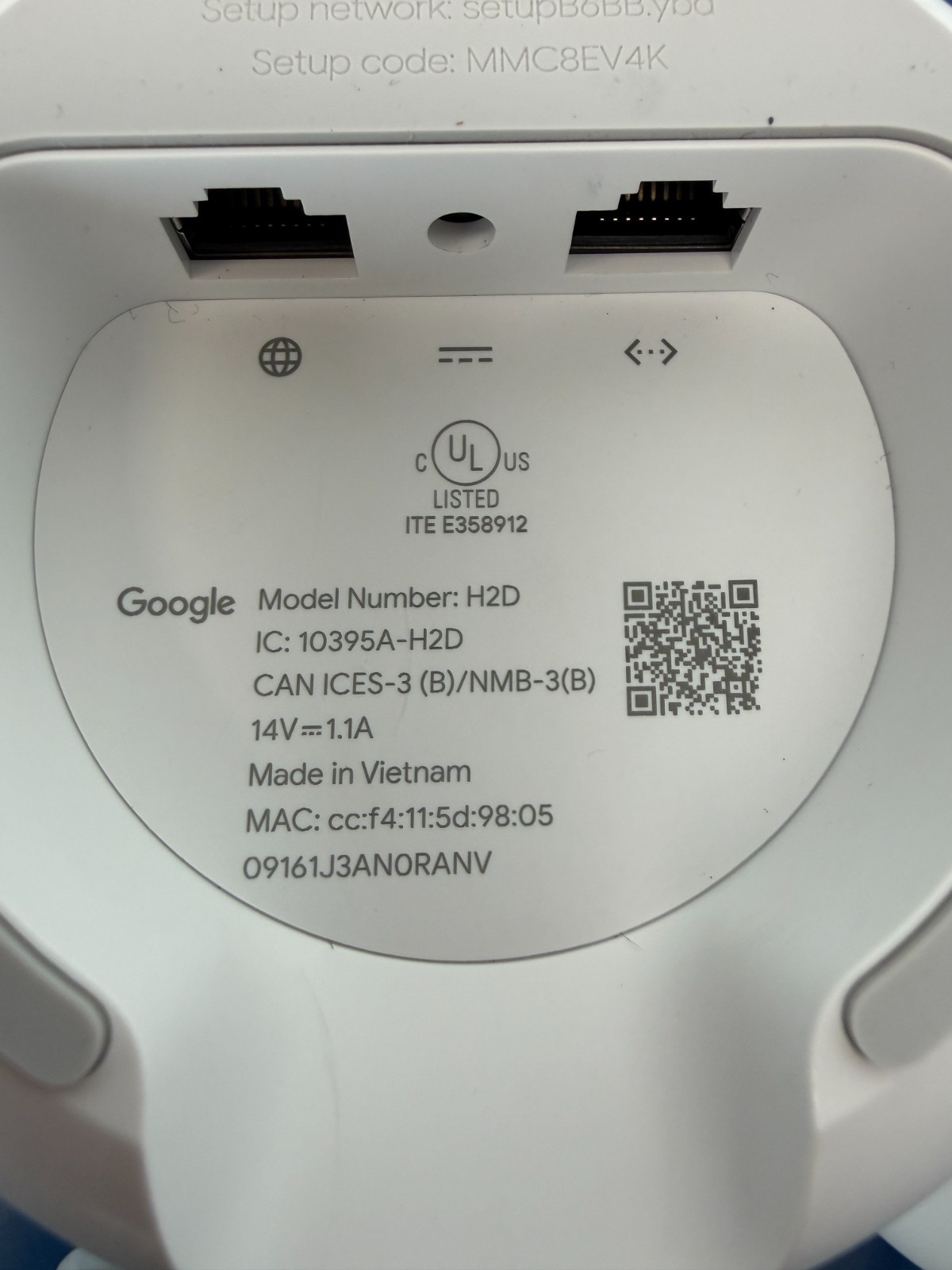 Google Nest H2D GA00595-CA WiFi Router AC2200 2.4GHz/5GHz - Image 7