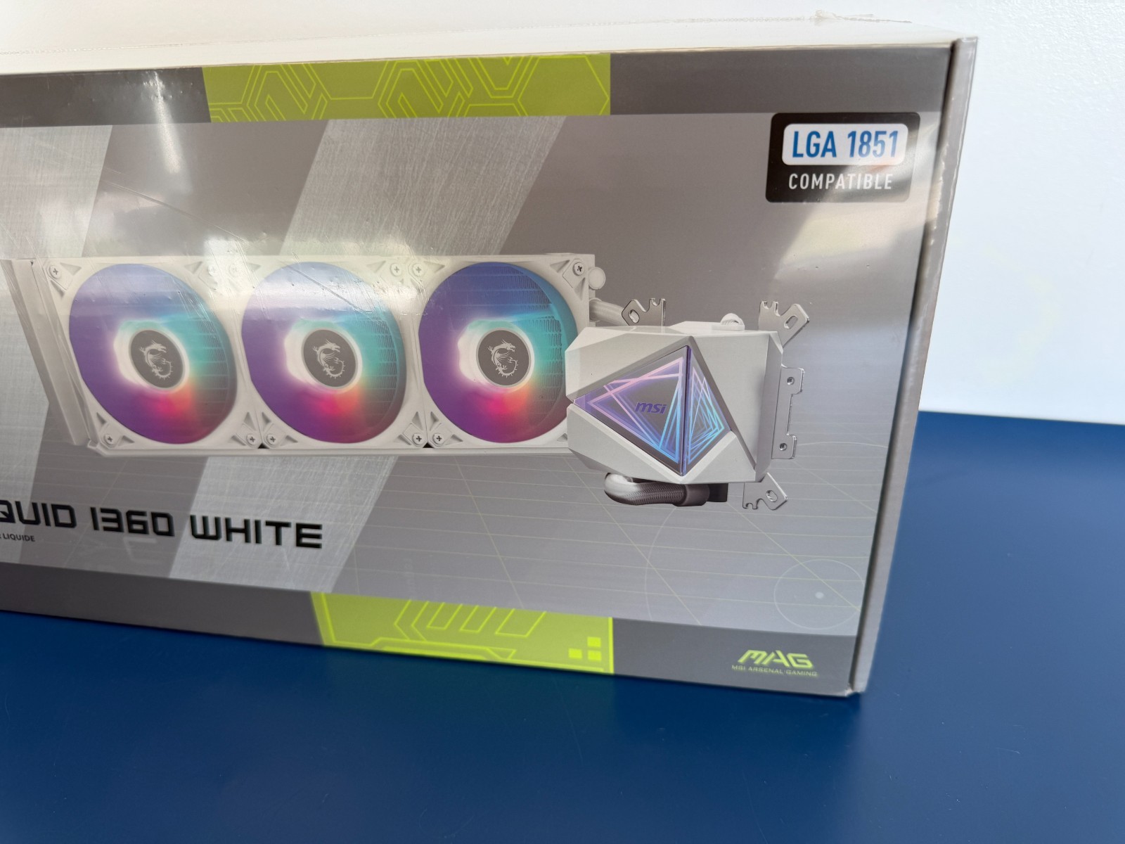 MSI MAG CoreLiquid I360 White - AIO ARGB CPU Liquid Cooler - Infinity Mirror - Image 3
