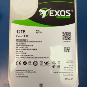 *read* 0% health SEAGATE ST12000NM001G 2MV103-003 EXOS X16 12TB 3.5 ZL2B8HZK