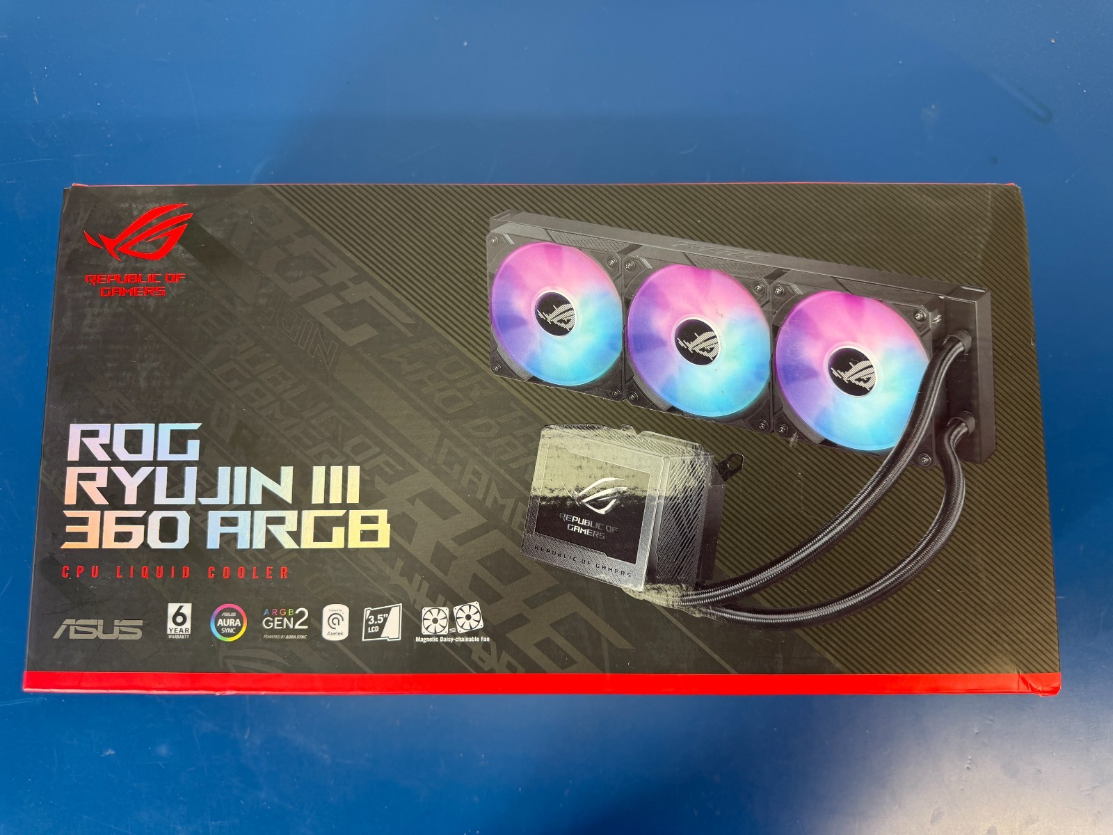 Asus ROG Ryujin III 360 ARGB Cooling Fan/Radiator/Water Block/Pump