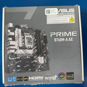 ASUS PRIME B760M-A AX LGA 1700 Intel 12th&13th 14th Gen microATX motherboard
