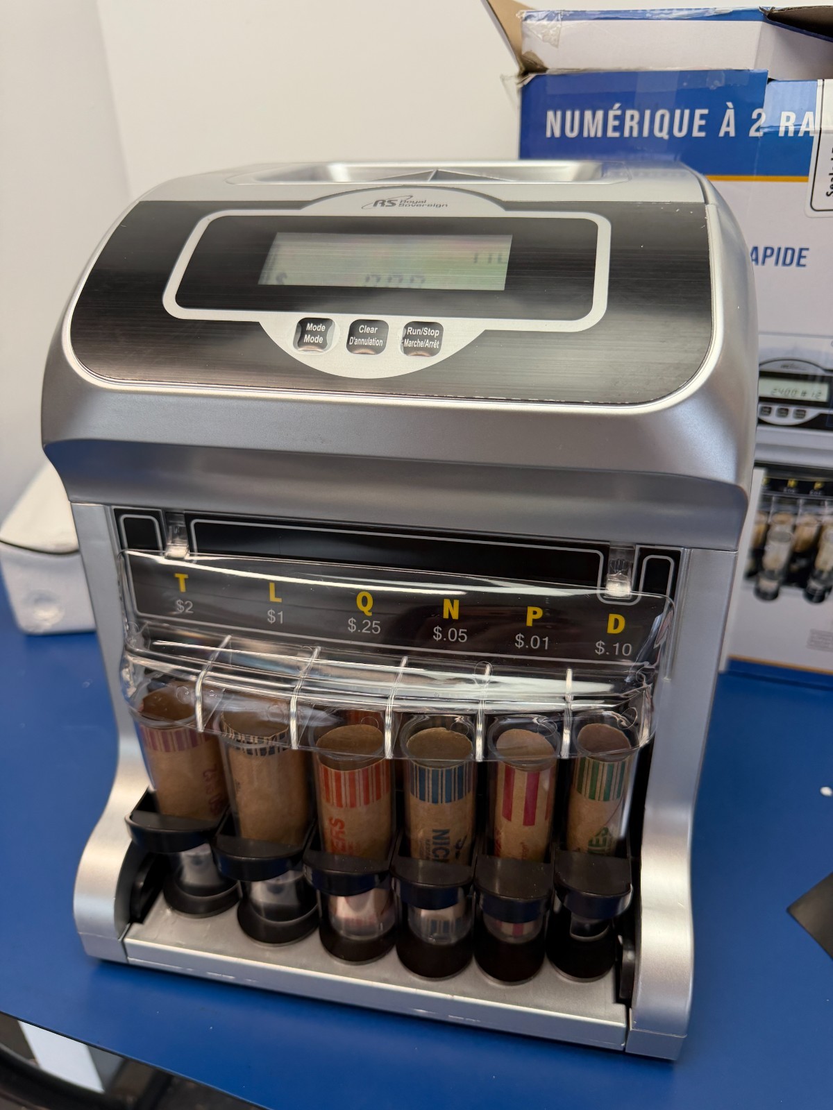 Royal Sovereign Two-Row Digital Coin Sorter FS2DCAN