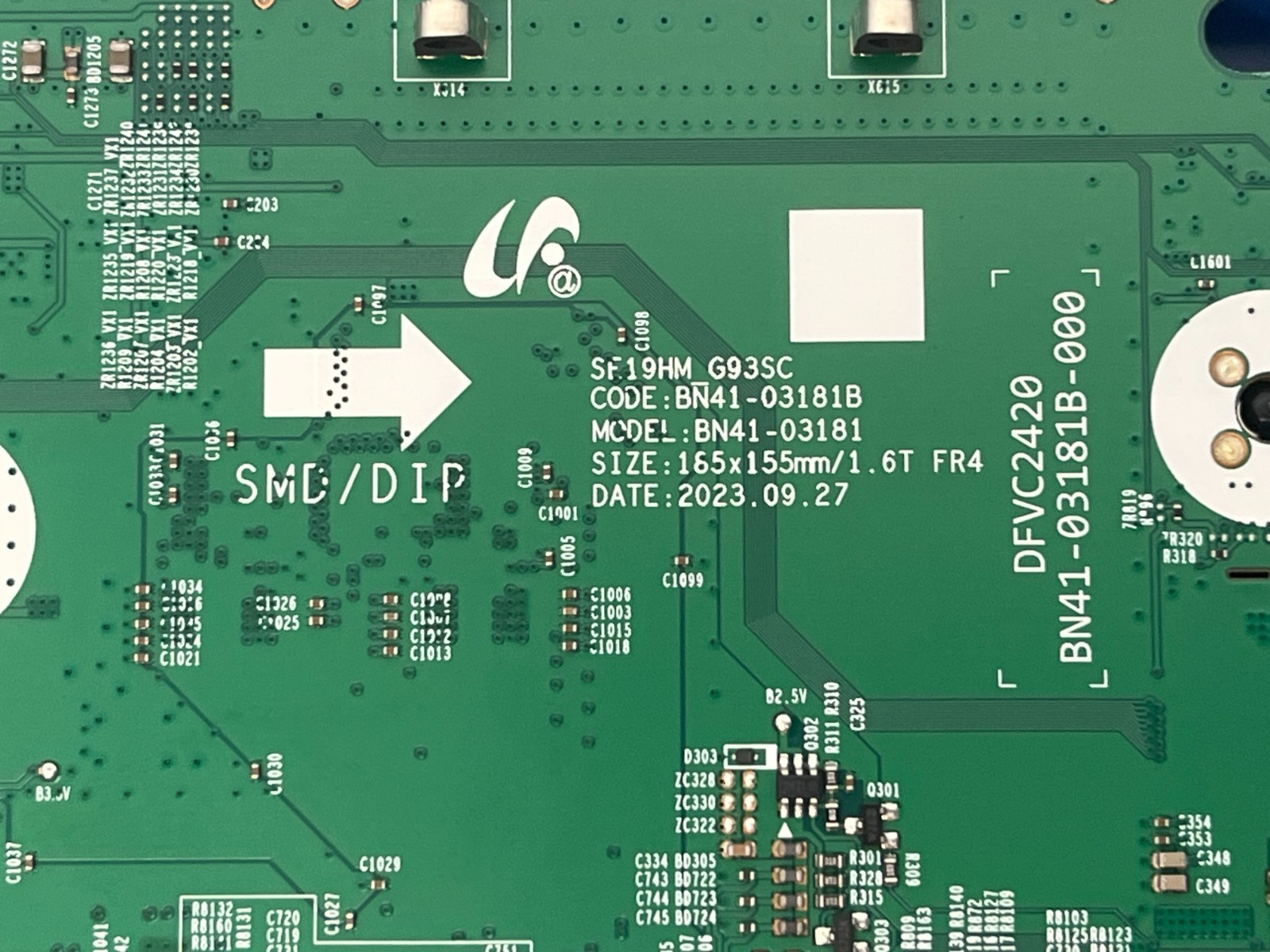 SAMSUNG S49CG932SN LS49CG932SNXZA S49CG932S MONITOR MAIN BOARD LED SPEAKER T-CON - Image 10