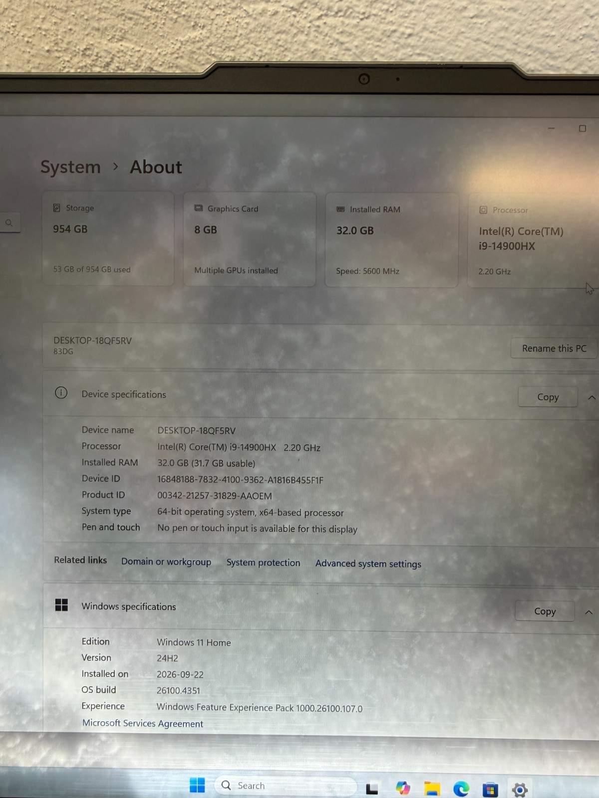 *READ*Lenovo Legion 5 16IRX9 16" 2560x1600 i9-14900HX 32GB 1TB SSD RTX 4060 W11H - Image 9