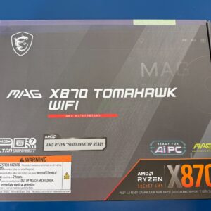 MSI MAG X870 TOMAHAWK WIFI AM5 AMD X870 SATA 6Gb/s ATX Motherboard ob