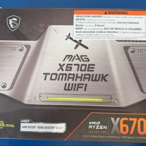 MSI MAG X670E TOMAHAWK WIFI AM5 AMD X670E SATA 6Gb/s ATX Motherboard