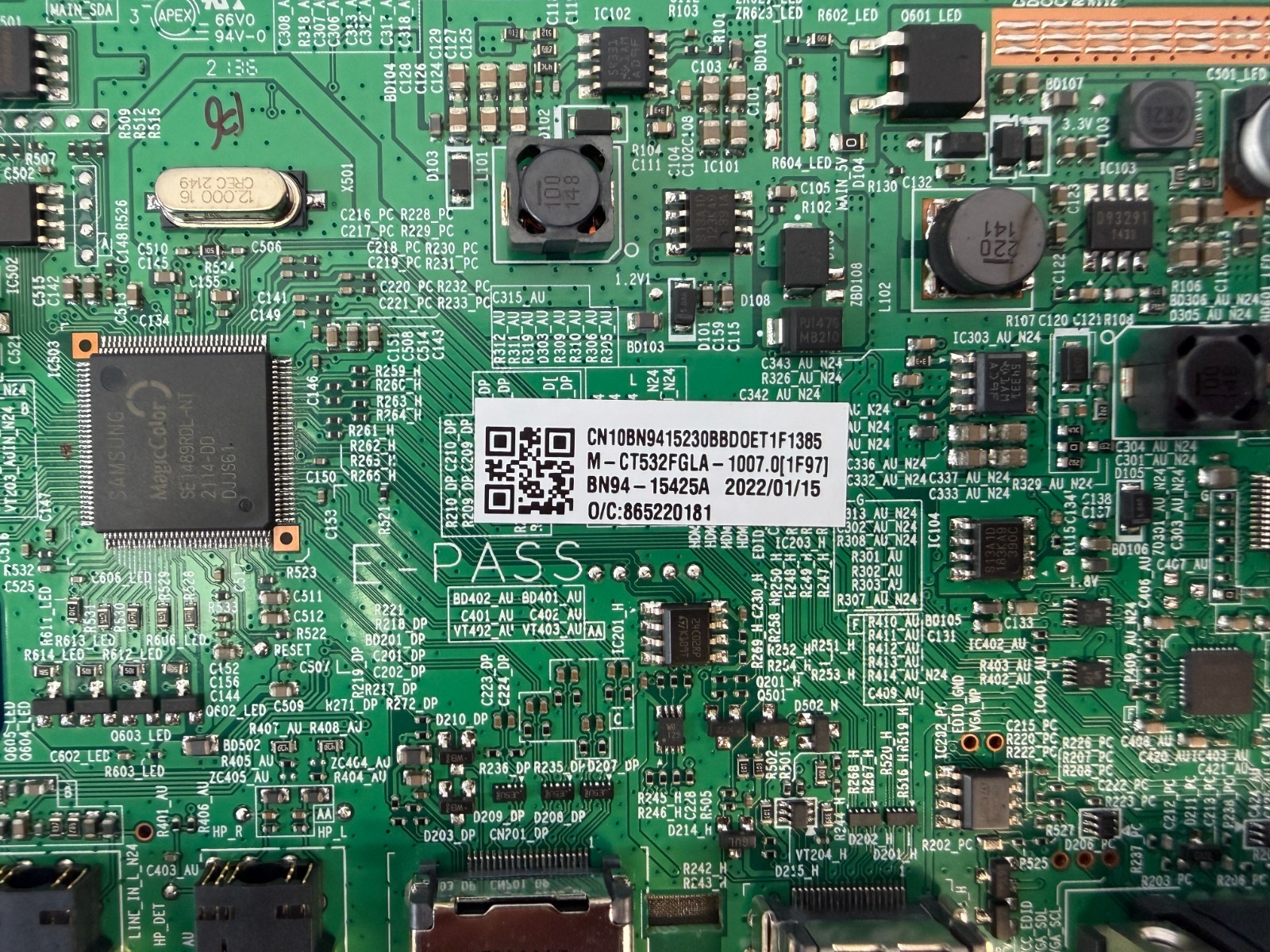 SAMSUNG C32T550FDN LC32T550FDNXZA C32T550FD MAIN BOARD MONITOR - Image 4