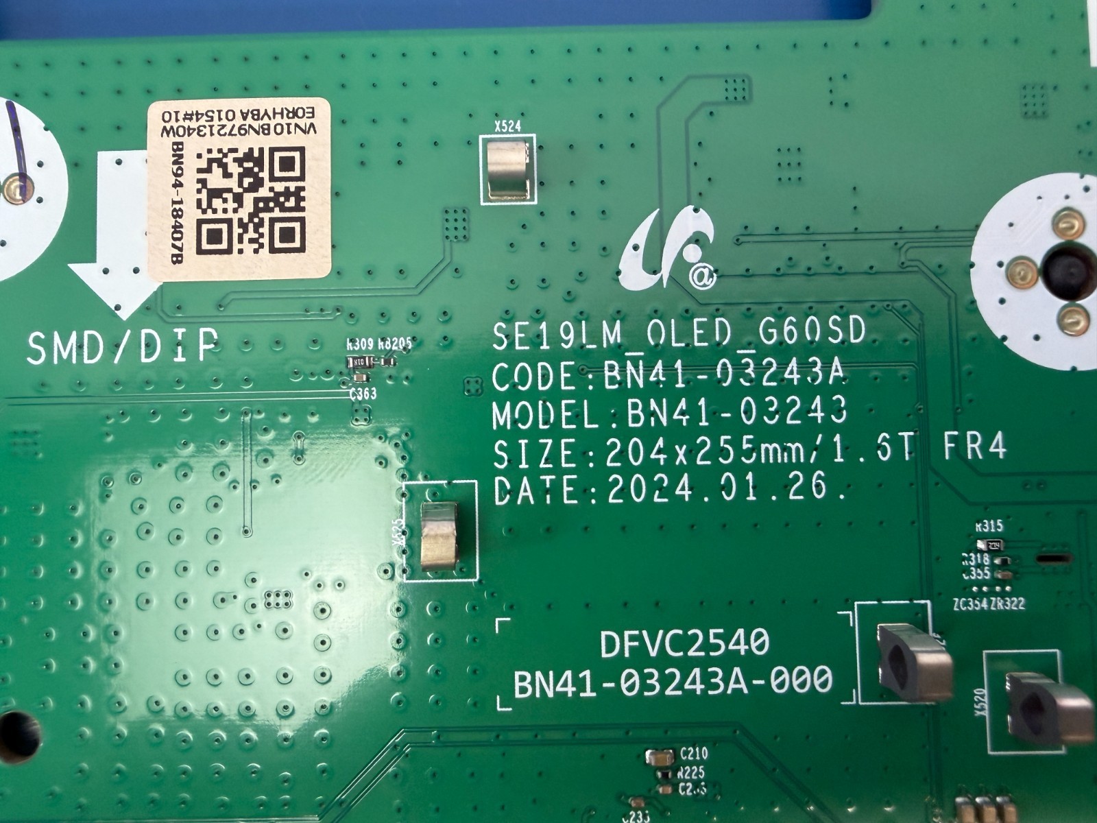 Samsung BN94-18407 BN41-03243 Main Board Odyssey G6 LS27DG602SN - Image 4