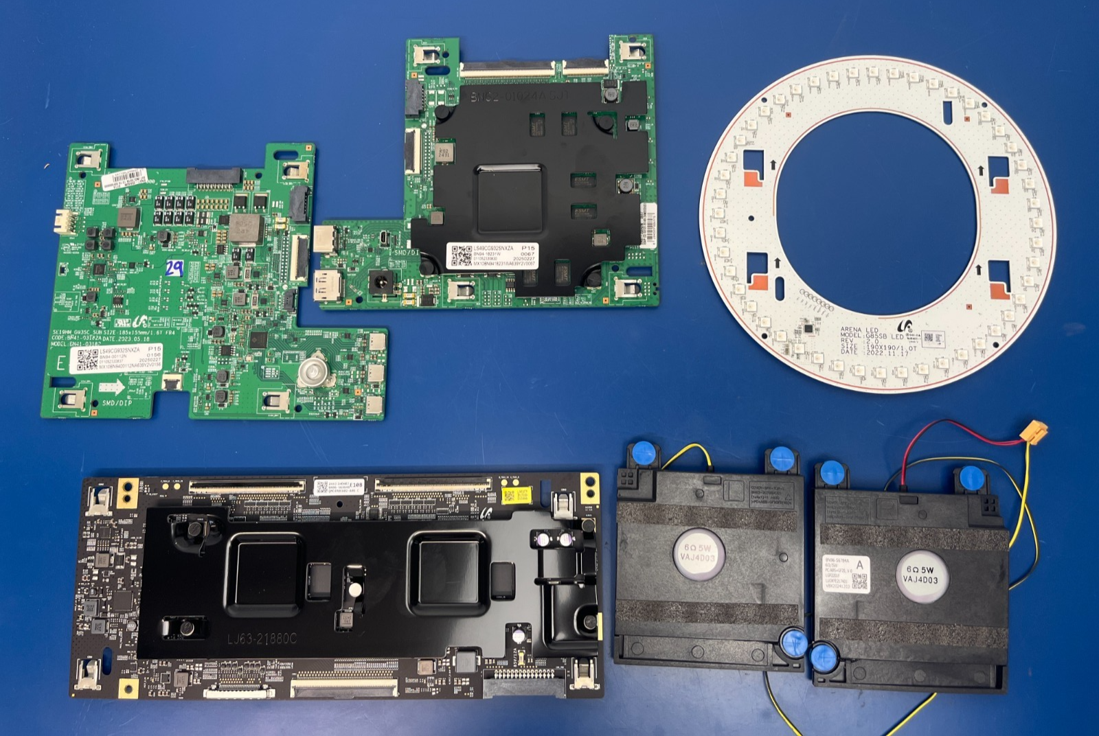 SAMSUNG S49CG932SN LS49CG932SNXZA S49CG932S MONITOR MAIN BOARD LED SPEAKER T-CON