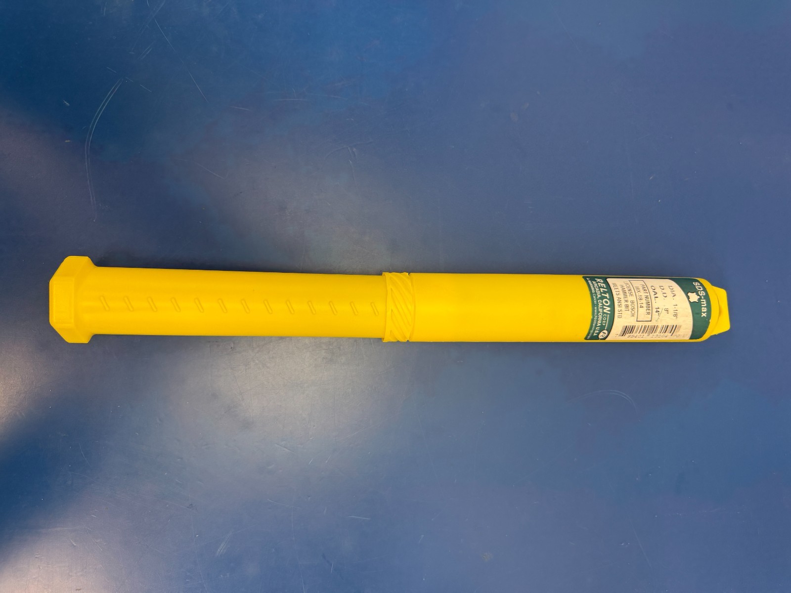 Relton Single Cutter Hammer Bit 1-1/8" X 8" SDS-max MX-18-14 - Image 2