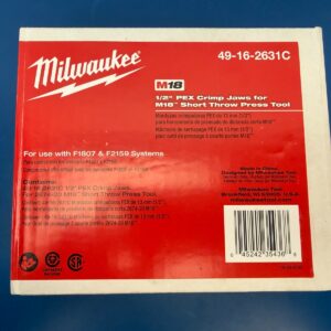NEW Milwaukee 49-16-2631C M18 1/2” PEX Crimp Jaw for M18 Short Throw