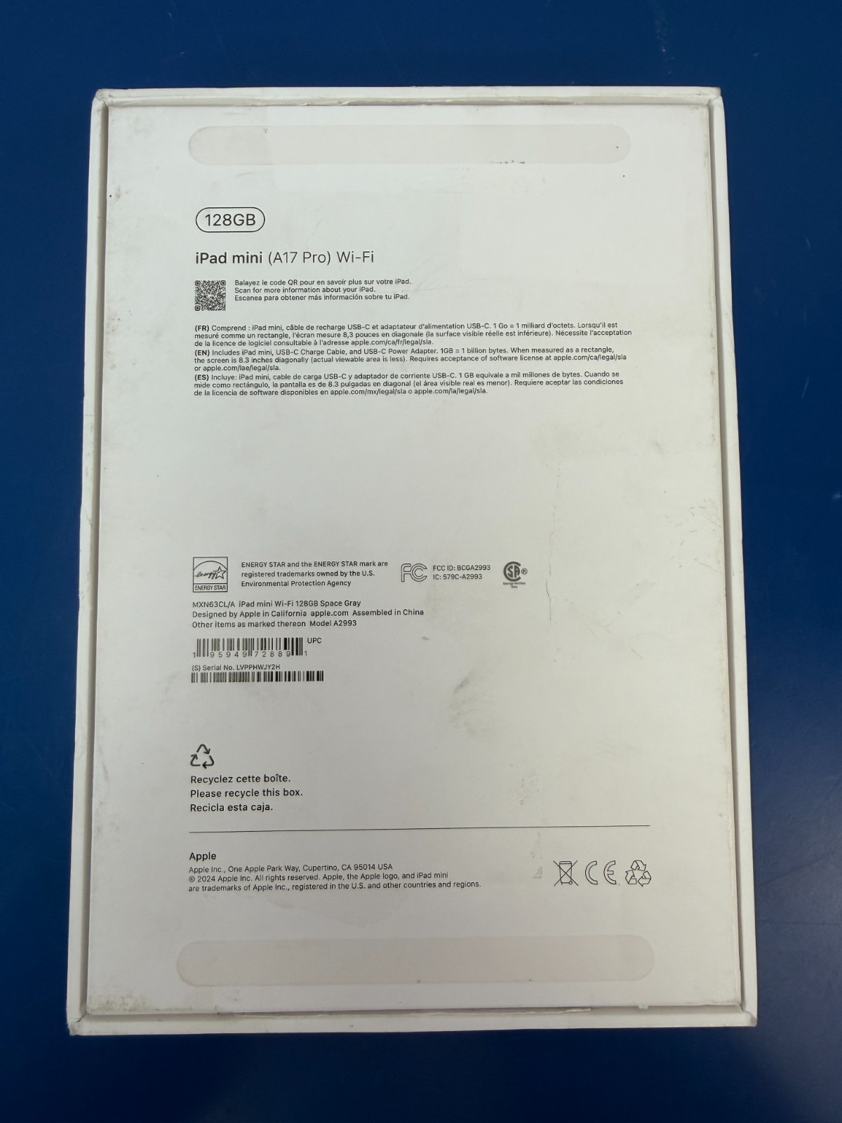 Apple iPad Mini 7 MXN63CL/A 128GB Space Grey - Image 4