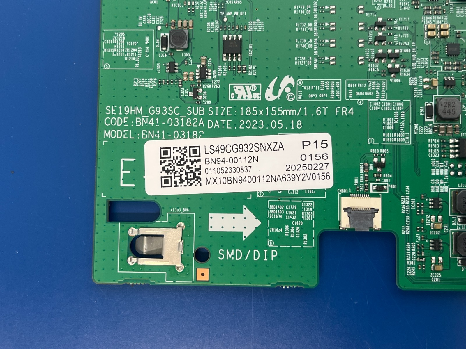 SAMSUNG S49CG932SN LS49CG932SNXZA S49CG932S MONITOR MAIN BOARD LED SPEAKER T-CON - Image 4
