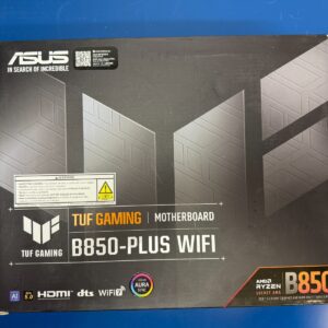 ASUS TUF GAMING B850-PLUS WIFI AMD AM5 B850 ATX motherboard, 14+2+1 80A stages